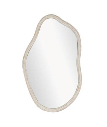 ORIGEN Home Decor Espejo Asimétrico Vintage de Madera Rústica - 95x58x4cm
