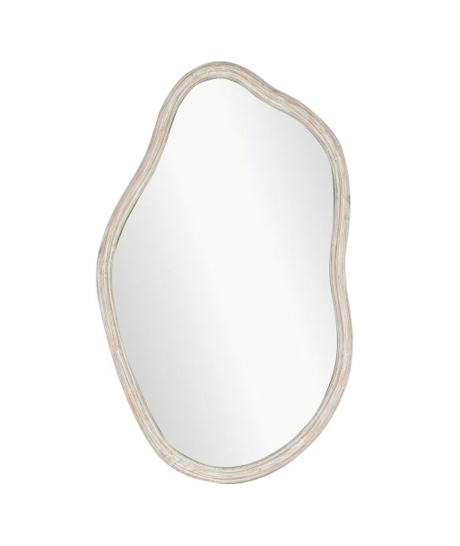 ORIGEN Home Decor Espejo Asimétrico Vintage de Madera Rústica - 95x58x4cm
