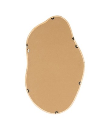 ORIGEN Home Decor Espejo Asimétrico Vintage de Madera Rústica - 95x58x4cm