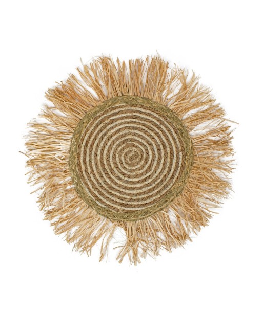 ORIGEN Home Decor Adorno De Pared Cuadros Beige Redondo - 55x55x2cm