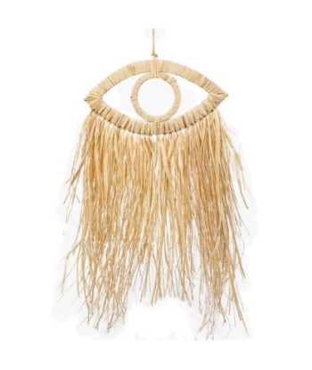 ORIGEN Home Decor Adorno De Pared Ojo Cuadros | Adorno Pared Jardín Marrón - 70x38x1cm