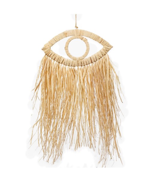 ORIGEN Home Decor Adorno De Pared Ojo Cuadros | Adorno Pared Jardín Marrón - 70x38x1cm