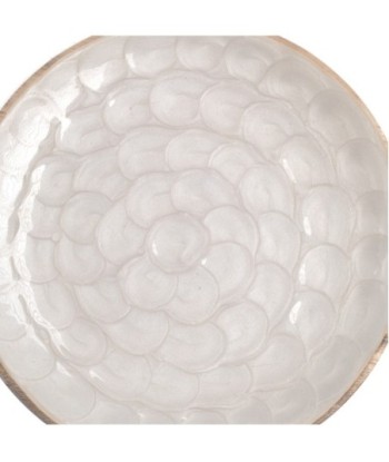 ORIGEN Home Decor Plato Pequeño Cajas Y Bandejas | Plato Blanco Redondo - 3x23x23cm