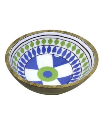ORIGEN Home Decor Cuenco Mediano Cajas Y Bandejas | Cuenco Bol Verde Ovalado - 10x25x25cm