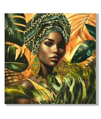 Cuadro Africano Étnico para Decoración de Pared, Arte Contemporáneo, Estilo Único, Ideal para Salones y Habitaciones