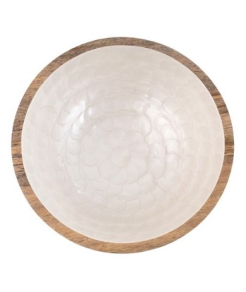 ORIGEN Home Decor Cuenco Mediano Cajas Y Bandejas | Cuenco Bol Plateado Ovalado - 10x25x25cm
