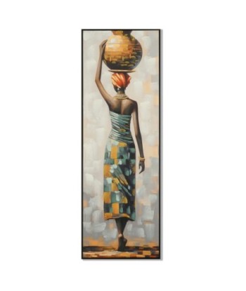 Cuadro Africano Étnico para Decoración de Pared, Arte Moderno, Ideal para Salones y Comedores, Diseño Único y