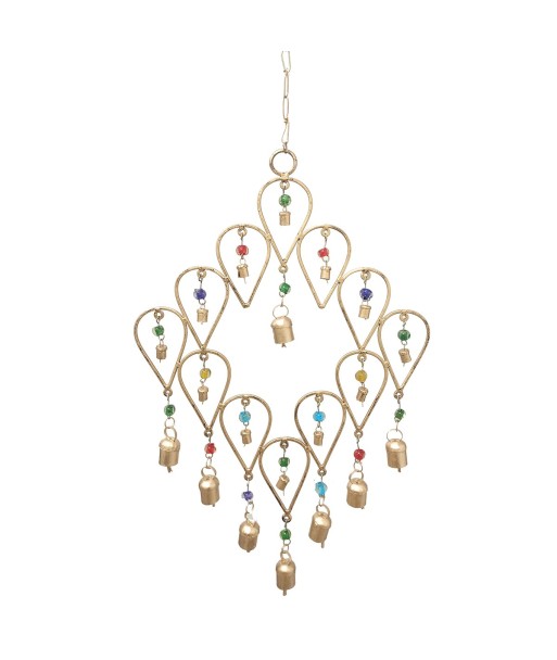 "ORIGEN Home Decor Movil Colgantes Metal Marrón 72x35x3cm"