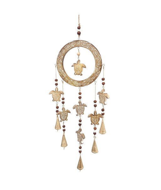 ORIGEN Home Decor Movil Tortuga Colgantes | Marrón - 83x23x4cm