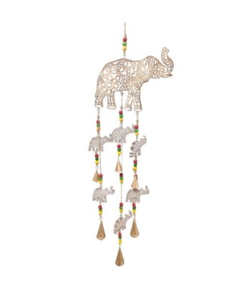 ORIGEN Home Decor Movil Elefante Colgantes Marrón 92x24x4cm