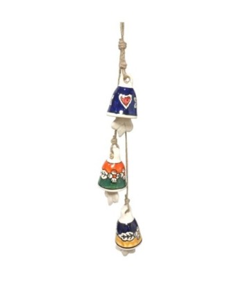 ORIGEN Home Decor Campanas Colgantes Redondo - Azul 47x5x5cm