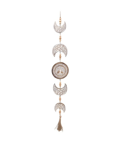 ORIGEN Home Decor Movil Luna Colgantes | Blanco - 113x16x2cm
