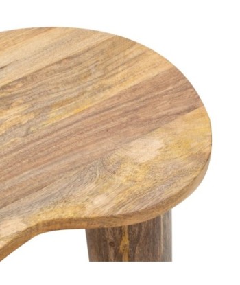 Mesita auxiliar de madera de mango - Mueble Bohemio para decoración del hogar