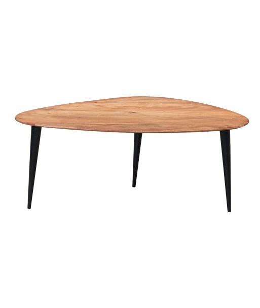 Mesita auxiliar de madera de acacia estilo bohemio
