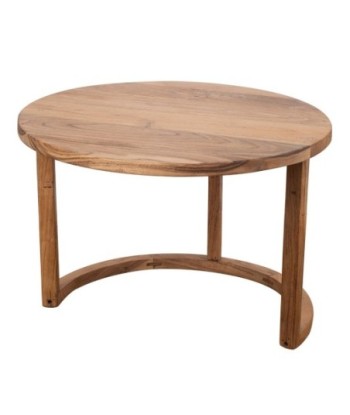 Conjunto de 2 Mesitas Auxiliares de Madera de Acacia