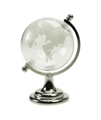 ORIGEN Home Decor Bola Globos Mundo Crudo Redondo 9x7x6cm - Decoración Hogar
