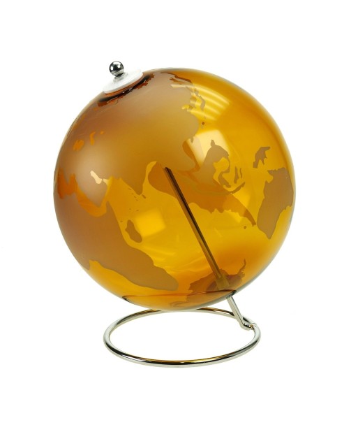 ORIGEN Home Decor Bola Globos Mundo Dorado Redondo 24x20x20cm para Decoración del Hogar