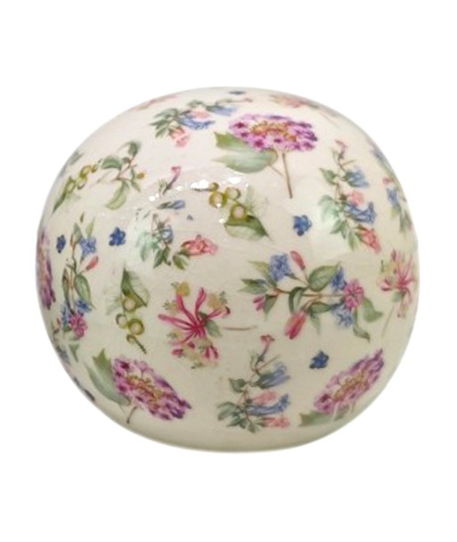 Bola de Decoración Cerámica Verde para Jarrones y Portavelas, Perfecta para Estilo Romántico en tu Hogar