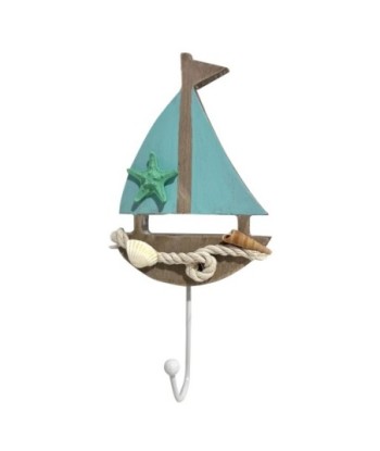 ORIGEN Home Decor Percha Barco Percheros | Crudo - 24x11x5cm
