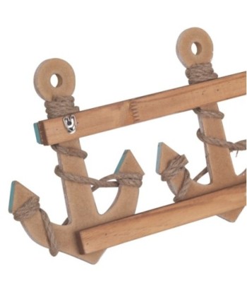 ORIGEN Home Decor Percha De Anclas Percheros Azul - 24x57x6cm