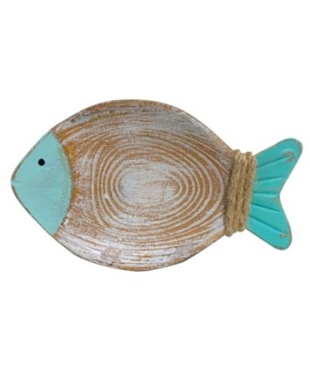 ORIGEN Home Decor Bandeja Pez Marrón 3x25x15cm - Bandejas de Decoración Náutica de Alta Calidad