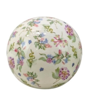 Bola de Decoración Cerámica Verde para Jarrones y Portavelas, Accesorio Ideal para Decoración Romántica del Hogar