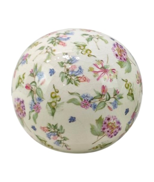 Bola de Decoración Cerámica Verde para Jarrones y Portavelas, Accesorio Ideal para Decoración Romántica del Hogar