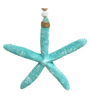 ORIGEN Home Decor Colgante Estrella Azul - 40x18x3cm | Decoración Hogar Náutica y Marinera