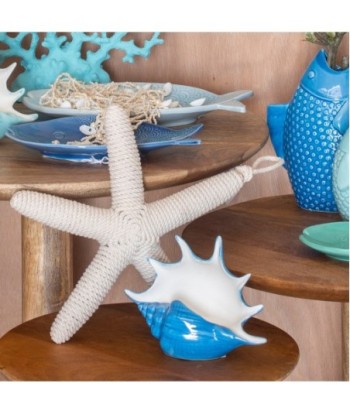 ORIGEN Home Decor Colgante Estrella Gris 4x25x25cm - Decoración Náutica para Hogar y Oficina