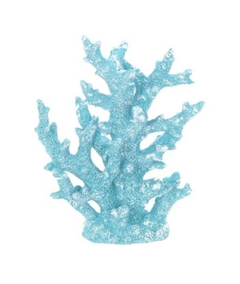 ORIGEN Home Decor Coral Marinero | Figura Azul - 24x19x8cm para Decoración Interior y Exterior