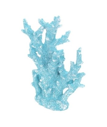 ORIGEN Home Decor Coral Marinero | Figura Azul - 24x19x8cm para Decoración Interior y Exterior