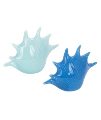 ORIGEN Home Decor Concha 2U Jarrones Y Portavelas | Portavela Blanco - 12x16x7cm
