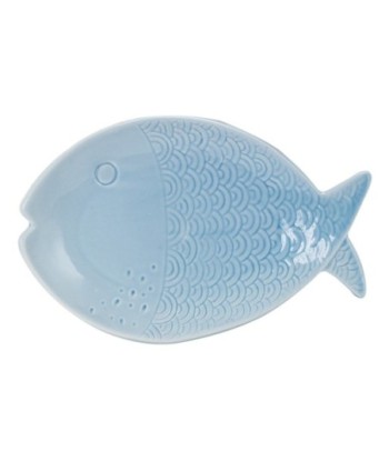 ORIGEN Home Decor Plato Pez 3U Bandejas | Azul - 3x27x17cm