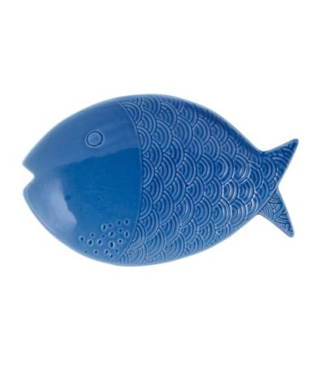 ORIGEN Home Decor Plato Pez 3U Bandejas | Azul - 3x27x17cm