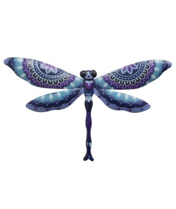 ORIGEN Home Decor Libelula Jardin Figura de Animal Azul - 19x31x1cm