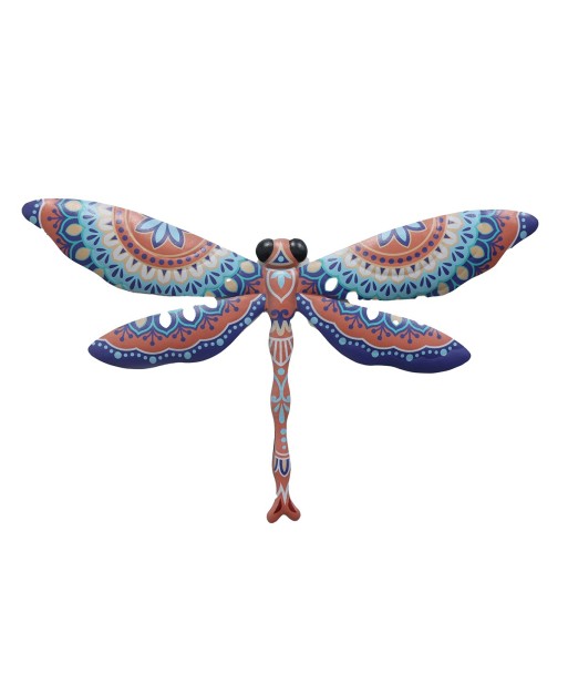 ORIGEN Home Decor Libelula Jardin Figura de Mariposa Marrón - 19x31x1cm