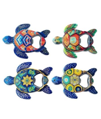 Abridor de Botellas Magnético Tortuga 4 en 1, Regalo Original para Amantes del Mar, Accesorio de Cocina Divertido