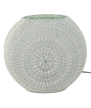 ORIGEN Home Decor Lampara Mosaico Sobremesa Multicolor Ovalado - 13x25x25cm