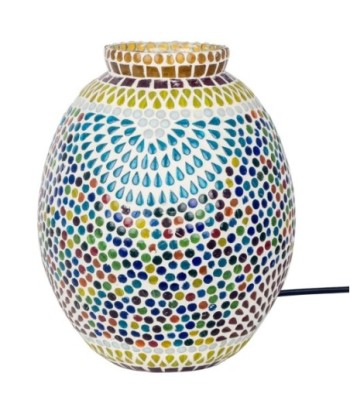 Lámpara Mosaico Sobremesa Multicolor India 25cm