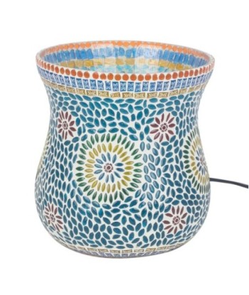 Lámpara mosaico sobremesa estilo étnico artesanal decorativa