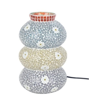 Lámpara mosaico sobremesa estilo étnico para decoración hogar