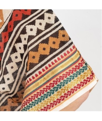Poncho de invierno para mujer, abrigo de moda étnica, estilo isla bonita, tejido de algodón 100%, ligero y cómodo.