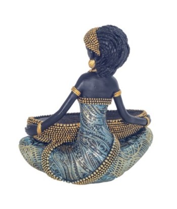 Figura Africana Decorativa en Resina para Hogar, Regalo Original y Artesanía Única, Estilo Étnico y Moderno
