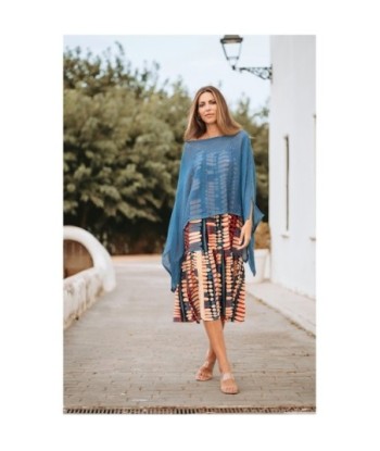 Poncho de invierno para mujer, abrigo de moda en colores vibrantes