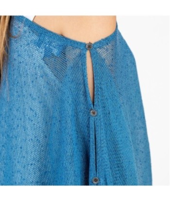 Poncho de invierno para mujer, abrigo de moda en colores vibrantes